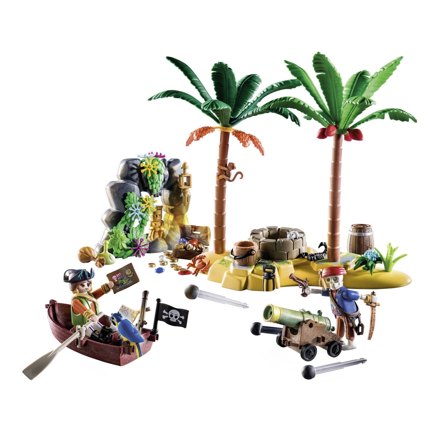 Pirate Treasure Island With Skeleton - Medaid International