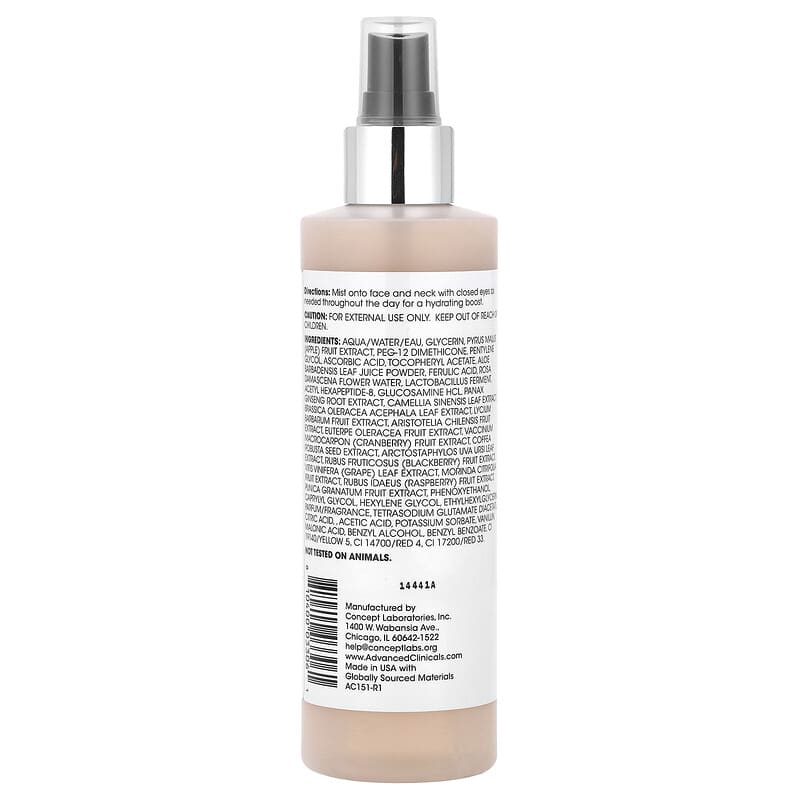 Advanced Clinicals, C-Glow Toner, Vitamin C + Ferulic Acid, 8 fl oz (237 ml) - Medaid International