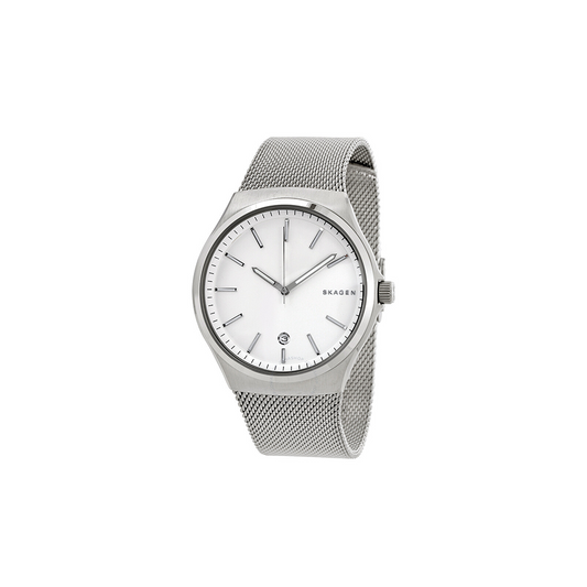 Skagen Sundby Silver Dial Men's Stainless Steel Watch - Medaid International