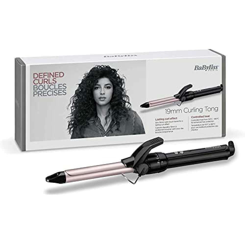 19mm Curling Iron Black - Medaid International