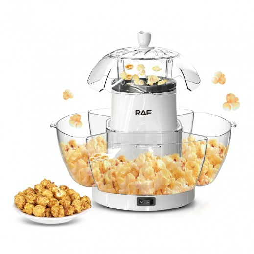 Large Capacity Electric Popcorn Machine with Bowl 1200W RAF R9004 - Medaid International