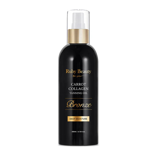 Ruby beauty carrot collagen tanning oil - Bronze 200ml RB-179 - Medaid