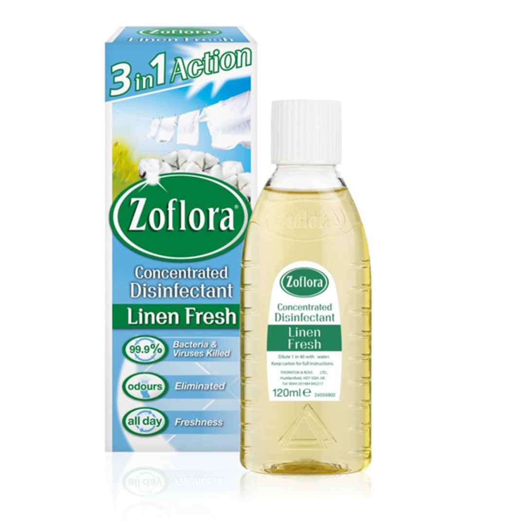ZOFLORA DISINFECTANT FRESH LINEN 120ml - Medaid International