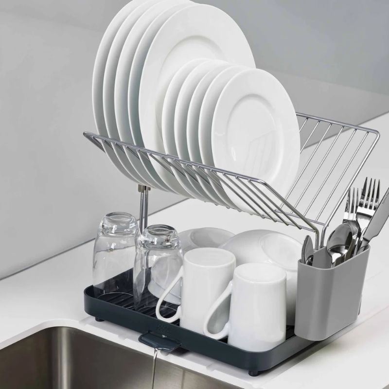 Joseph Joseph Y-Rack 2-tier Dish Rack Grey - Medaid International