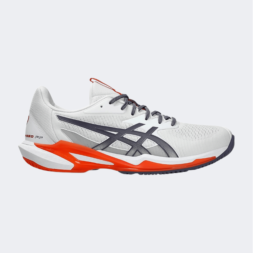 Asics Solution Speed Ff 13 Men Tennis Shoes White/Greyish Purple - Medaid International
