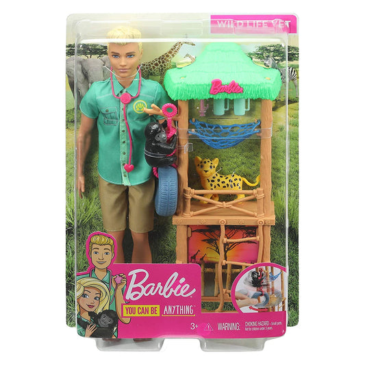 Barbie Ken Wildlife Vet Playset, Assorted - Medaid International