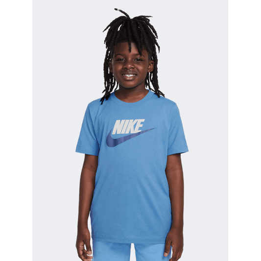 Nike Sportswear Boys Lifestyle T-Shirt Blue Beyond - Medaid International