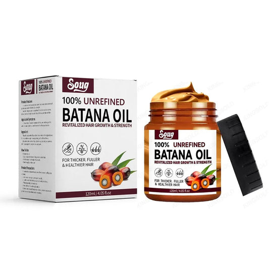 Soug Batana Oil for Hair Growth, Natural Organic Hair Conditioner, Repairs Damaged Hair, Leaves Hair Smoother, Natural Hair Growth Oil, Helps with Frizz, for All Hair Types - Medaid International