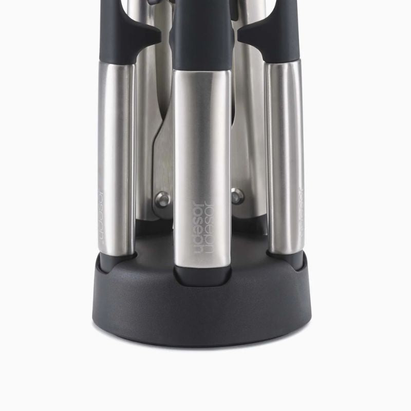 Joseph Joseph Elevate™ Fusion 5-piece Stainless-steel Utensil Set with Compact Stand - Medaid International