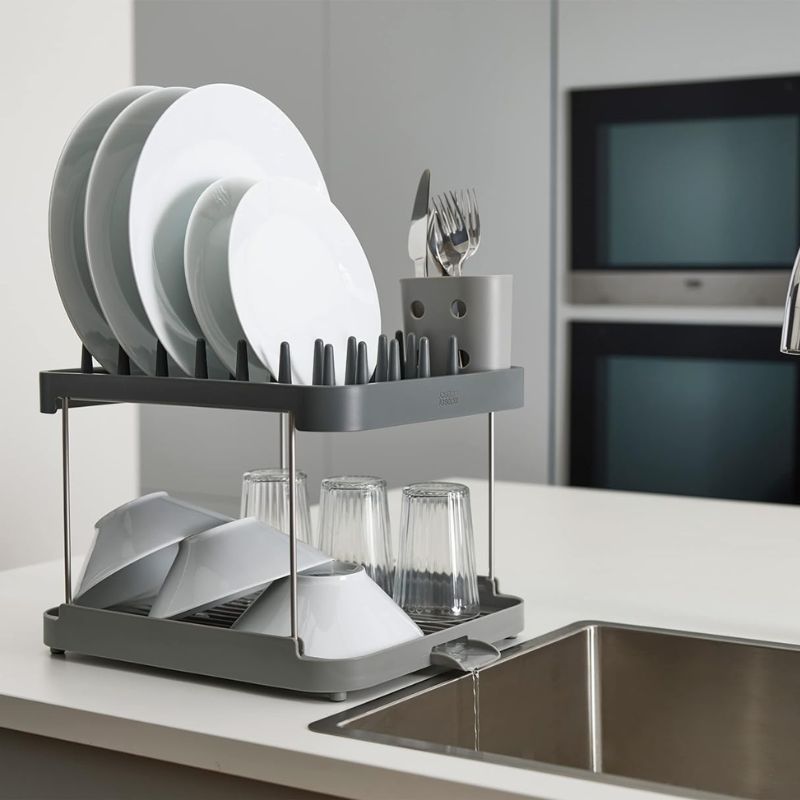 Joseph Joseph Duo 2-Tier Dish Rack - Grey - Medaid International