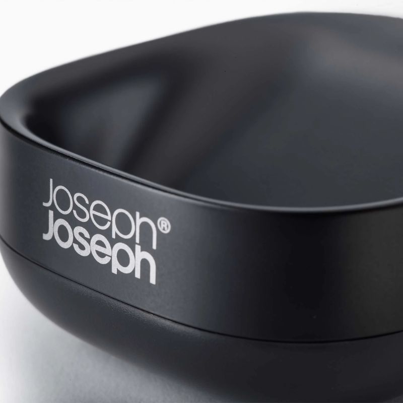 Joseph Joseph Slim™ Compact Matt Black Soap Dish - Medaid International