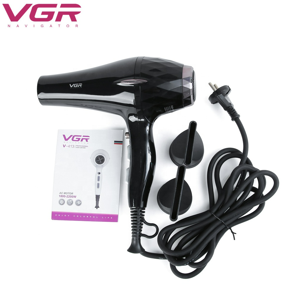 VGR V413 Professional Hair Dryer | 2200W High Power - Medaid International