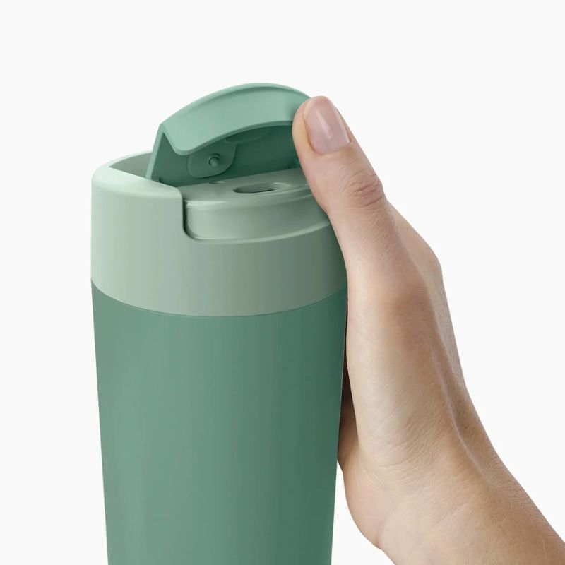 Joseph Joseph Sipp™ Green Travel Mug Large with Hygienic Lid 454ml - Medaid International