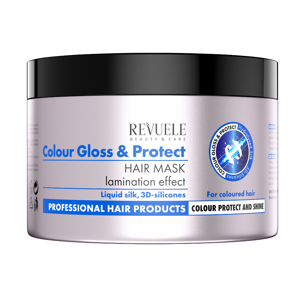 Revuele Professional Hair Products Hair Mask Color Gloss & Protect - Medaid