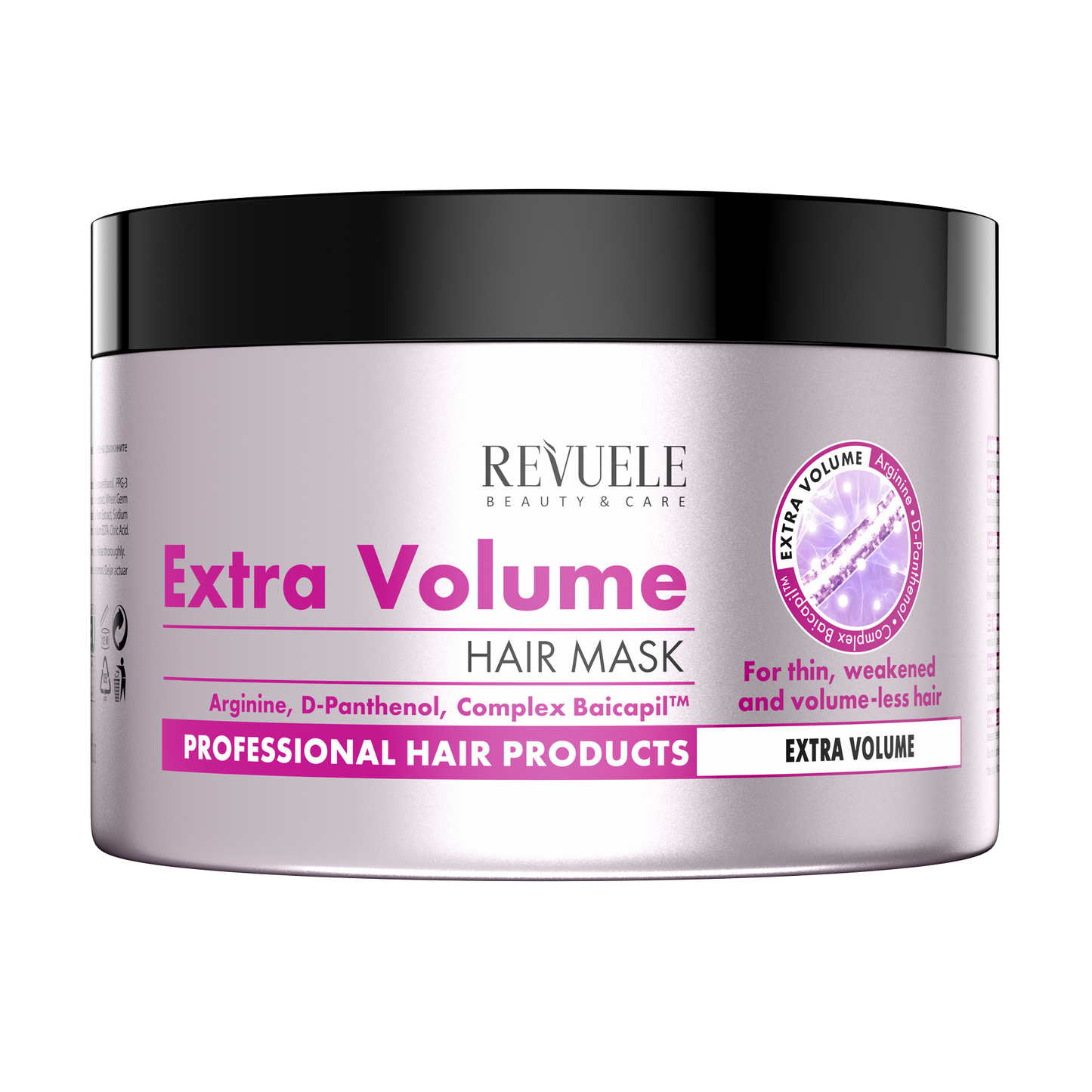 REVUELE HAIR MASK EXTRA VOLUME FOR THIN, WEAKENED AND VOLUME-LESS HAIR 500 ml - Medaid