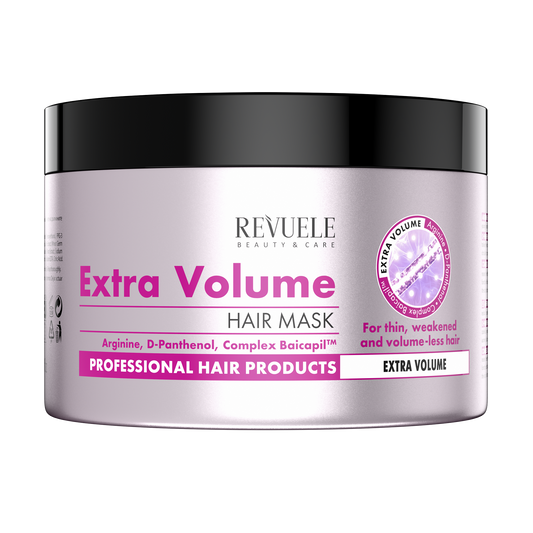 REVUELE HAIR MASK EXTRA VOLUME FOR THIN, WEAKENED AND VOLUME-LESS HAIR 500 ml - Medaid - Lebanon