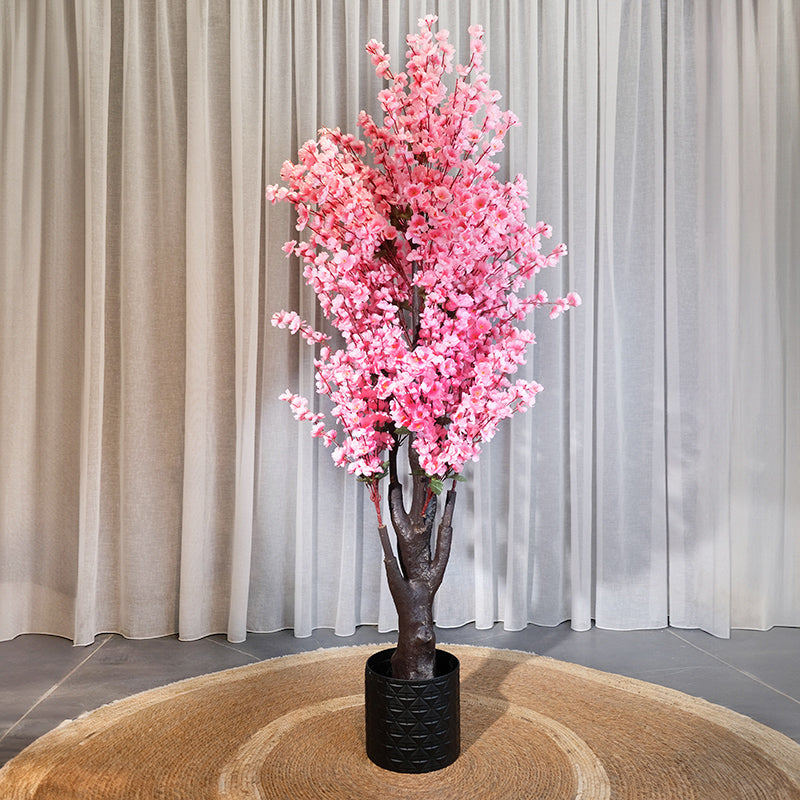 2 M, Artificial Pink Cherry Blossom Tree for Home Décor, Wedding Event, Party, Restaurant, Indoor, Outdoor - Medaid - Lebanon