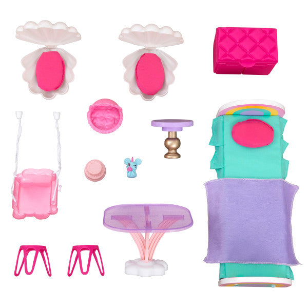 Rainbow Dreamers Unicorn Mermaid Dollhouse with EZ Kraft Assembly By Kidkraft - Medaid International