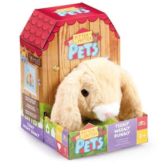 Pitter Patter Pets Teeny Weeny Bunny Floppy Eared Electronic Pet - Medaid International