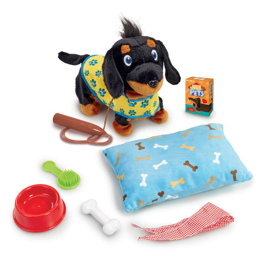 Pitter Patter Pets Wiggle Jiggle Dachshund Deluxe Electronic Pet - Medaid International
