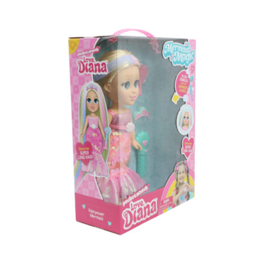 Love Diana Doll Feature Mermaid S3 13In - Medaid International