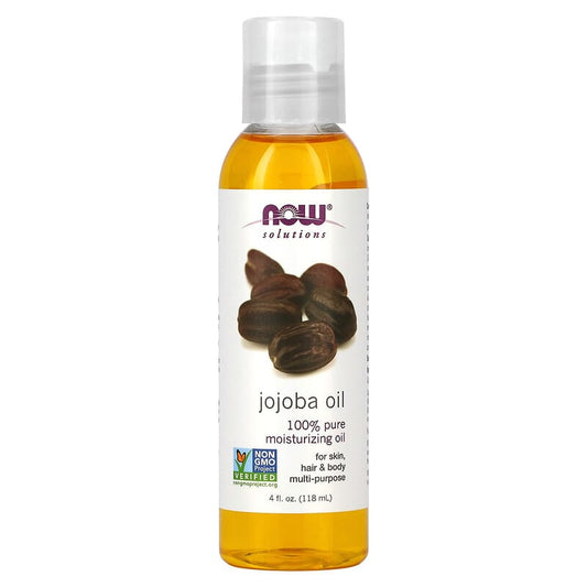 NOW Foods, Solutions, Jojoba Oil, 4 fl oz (118 ml) - Medaid International