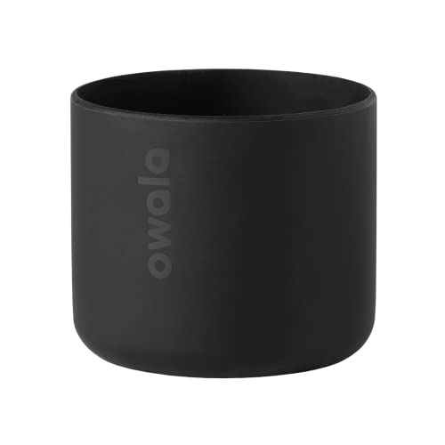 Owala Silicone Water Bottle Boot, Anti-Slip Protective Sleeve for Water Bottle, Protects FreeSip, Twist, and Flip Stainless Steel Water Bottles, 24 Oz, Black|B0B1W12C2D