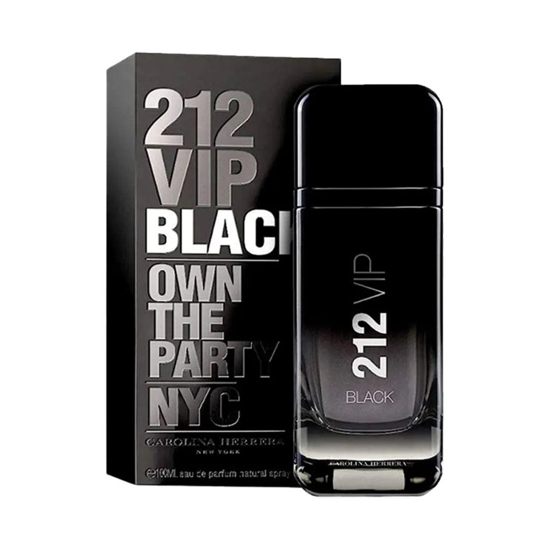 Carolina Herrera 212 VIP Black Eau De Parfum Pour Homme - 100ml - Medaid