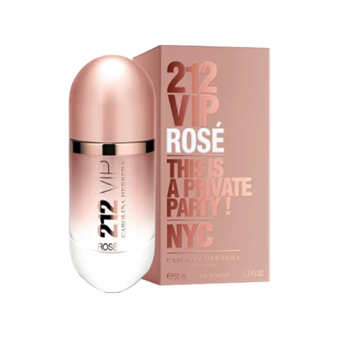 Carolina Herrera 212 VIP Rosé Eau De Parfum Pour Femme - 2 Sizes - Medaid