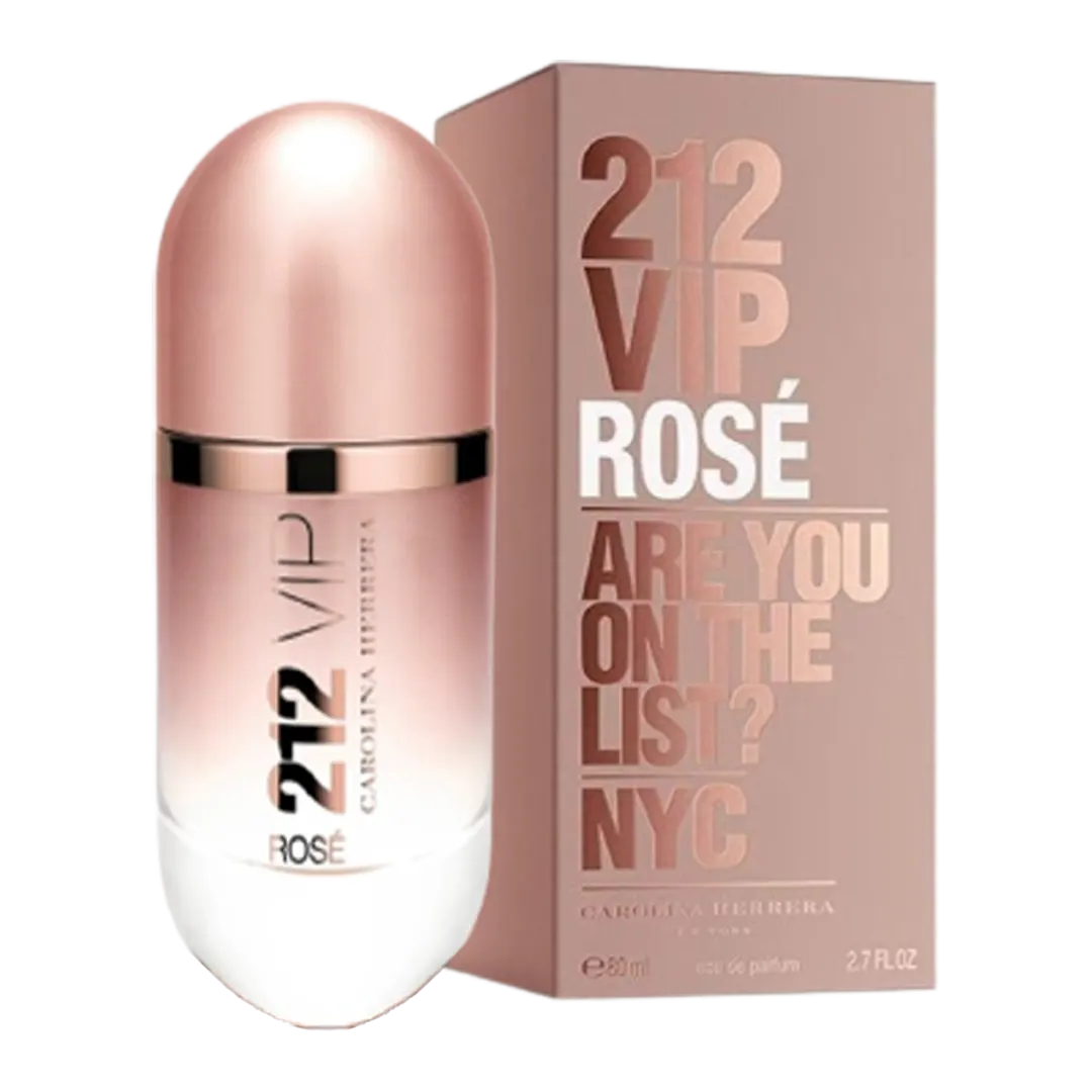 Carolina Herrera 212 VIP Rosé Eau De Parfum Pour Femme - 2 Sizes - Medaid