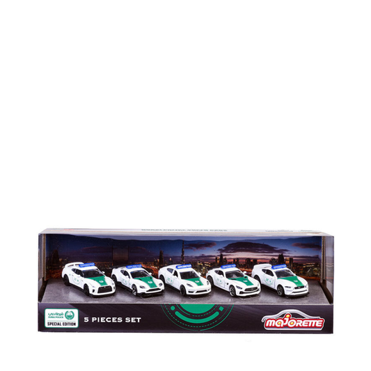 DUBAI POLICE 5 PIECES GIFTPACK - V1 BY MAJORETTE - Medaid International
