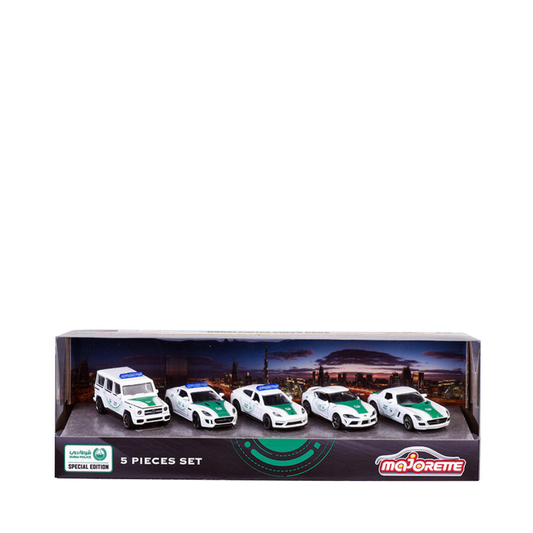 DUBAI POLICE 5 PIECES GIFTPACK - V2 BY MAJORETTE - Medaid International