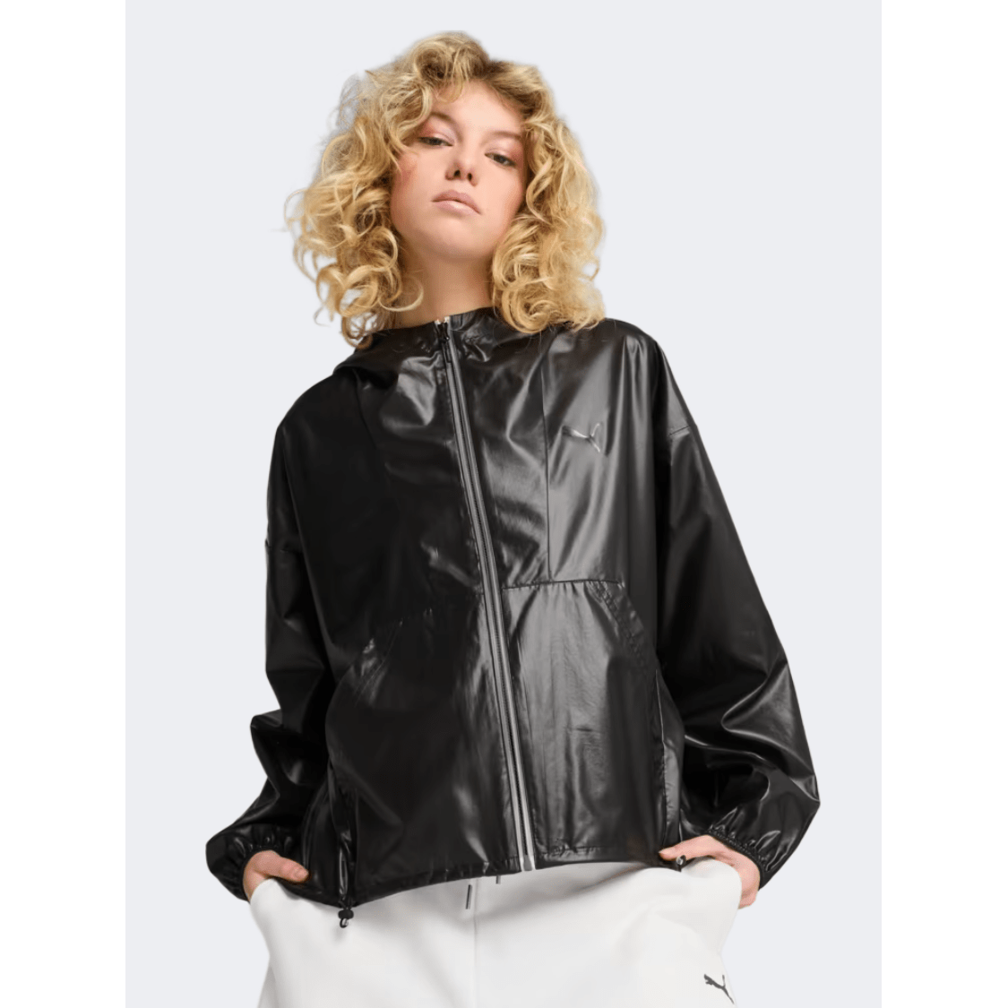 Puma Ess Oversized Wind Wardrobe Women Lifestyle Jacket Black - Medaid International
