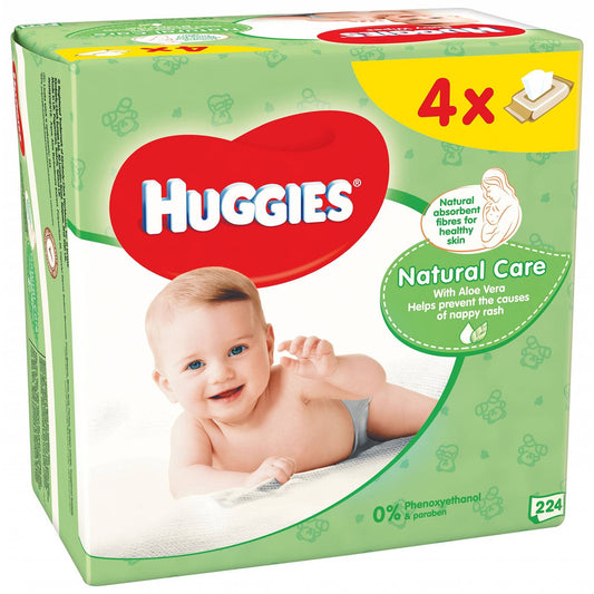 Huggies Pure Wipes Quad Pack - Medaid