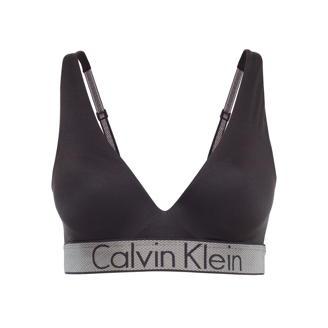 Calvin Klein Plunge Push Up Black Bra - Medaid International