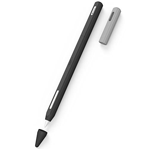 ESR - Apple Pencil 2nd Gen Cover, Magnetic Charging Compatible, Durable Silicone, Lightweight, Black