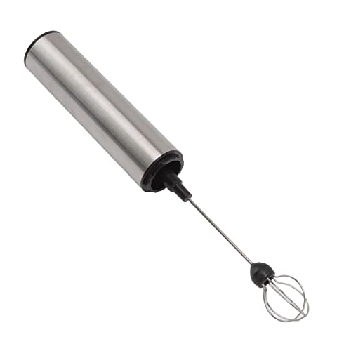 Euvaromex - Electric Milk Frother, Handheld Stainless Steel, Detachable Foamer for Smoothies & Cocktails