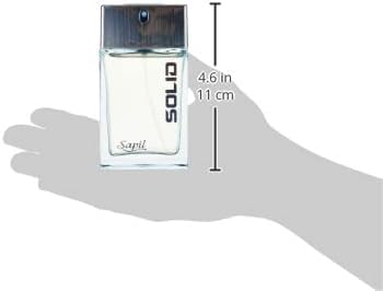 Sapil Solid - Eau De Toilette and Deodorant Spray For Men - Evokes Power and Sensuality - Opens with Fresh and Citrus Notes - Beautiful Giftset Box - Perfect for Gift Giving Occasion- 2 Pc - Medaid International