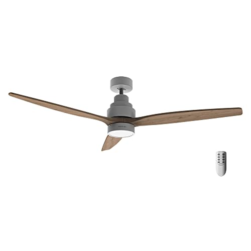 Cecotec - EnergySilence Aero 5300 Ceiling Fan with Light, 52" Diameter, Remote Control, DC Motor