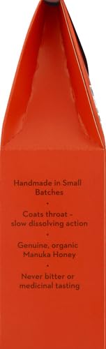 Wedderspoon Organic Manuka Honey Drops, Ginger & Echinacea, 20 Count (Pack of 1) | Genuine New Zealand Honey | Perfect Remedy For Dry Throats - Medaid International