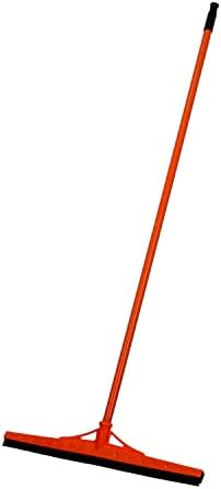 Royalford Floor Wiper - Commercial Standard Floor Squeegee 120cm Long Handle for Wet Room, Floor, Windows, Tile, Shower, Garage | Hanging Loop with Broad Wiper - Medaid