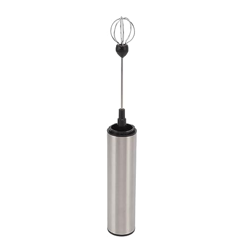 Euvaromex - Electric Milk Frother, Handheld Stainless Steel, Detachable Foamer for Smoothies & Cocktails