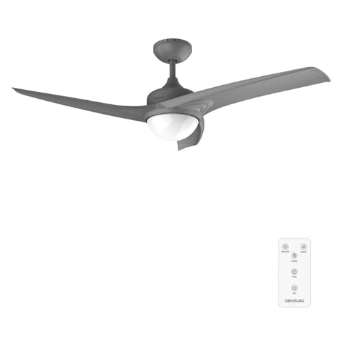 Cecotec - EnergySilence Aero 560 Ceiling Fan, 60W Copper Motor, 3 Speeds, Summer & Winter Lamp