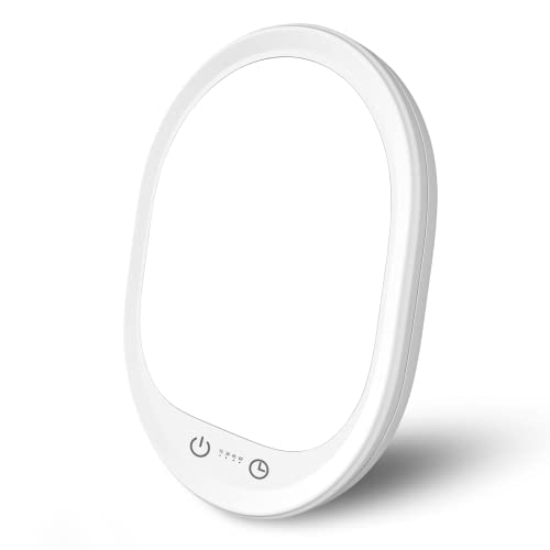 Soulcker - 10,000 Lux Light Therapy Lamp with 3 Brightness Levels & Timer