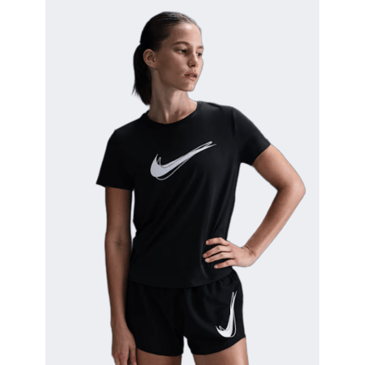 Nike One Swoosh Women Running T-Shirt Black - Medaid International
