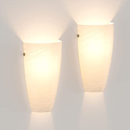 Sobrovo - Indoor LED Wall Lights 10W 2 Pack With RGB Colour Changing Bulbs