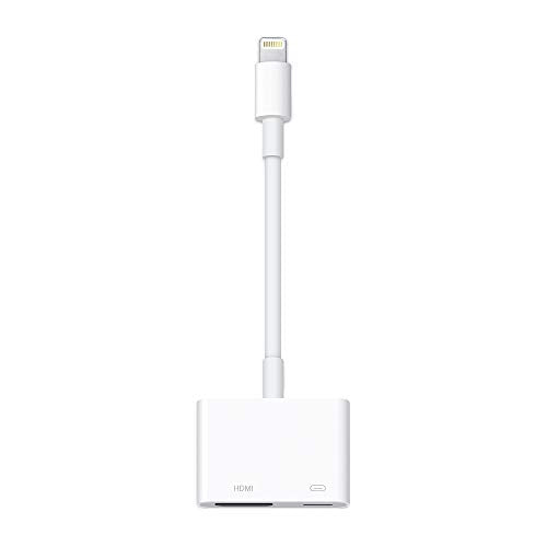 Apple - Lightning to Digital AV Adapter for iPhone, iPad, and iPod, 1080p Output
