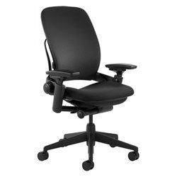 Steelcase Leap Chair V2 In Black Fabric - Medaid International