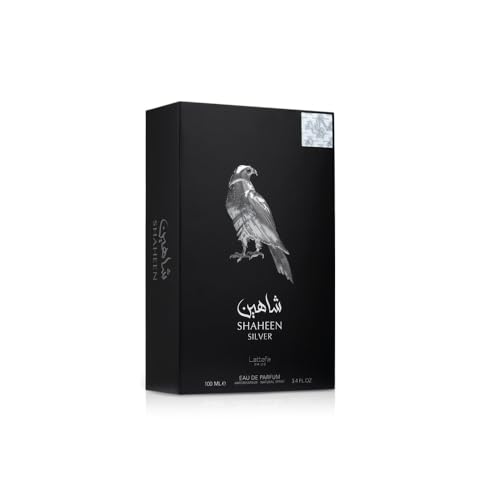 Lattafa Pride Shaheen Silver – Fresh, Fruity, Chypre, Amber – Eau de Parfum Long-Lasting Fragrance for Unisex, 3.4 Ounce / 100 ml - Medaid International