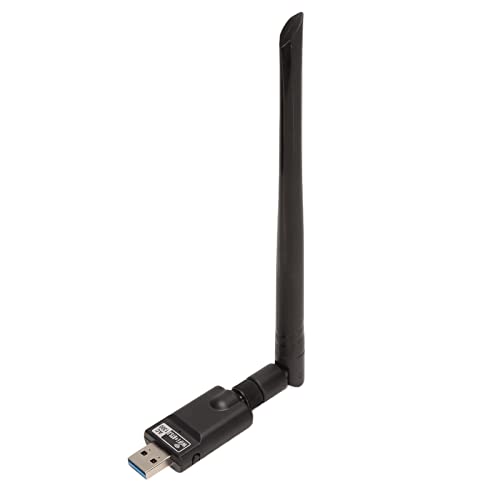 Zunate - USB WiFi Adapter AC1300, Dual Band 2.4G/5G, BT5.0, Antenna Included